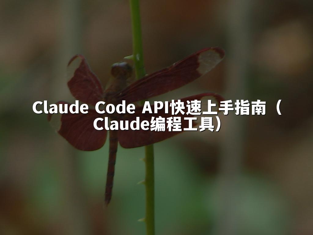 Claude Code API快速上手指南（Claude编程工具）