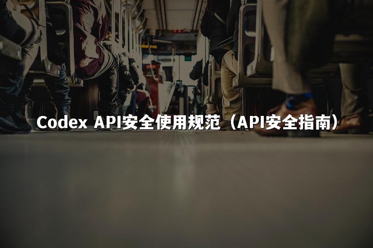Codex API安全使用规范（API安全指南）