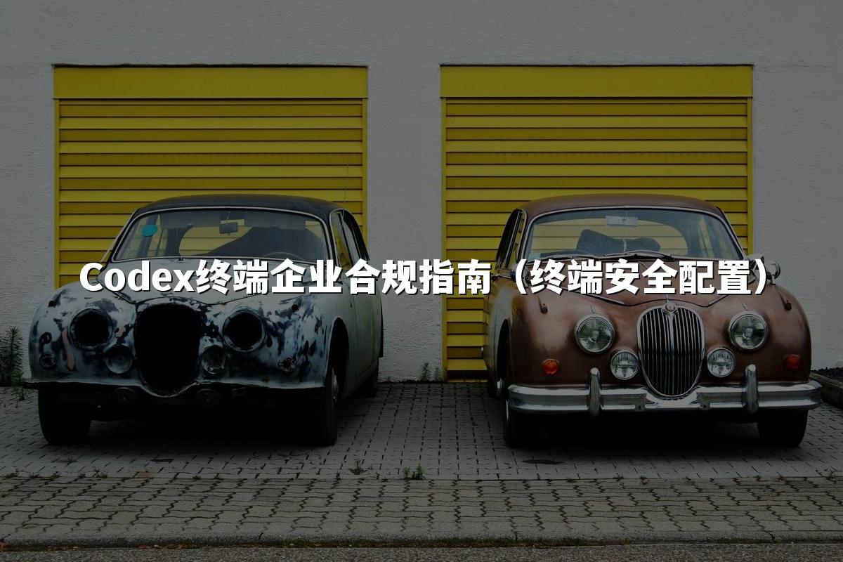 Codex终端企业合规指南（终端安全配置）