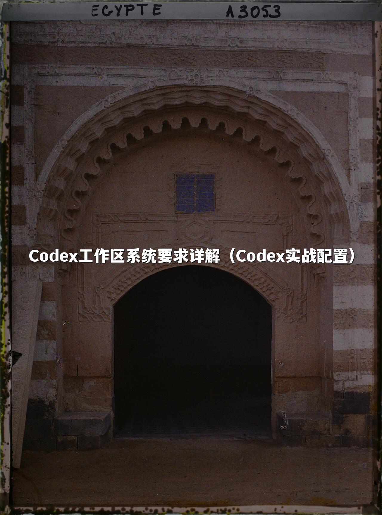 Codex工作区系统要求详解（Codex实战配置）
