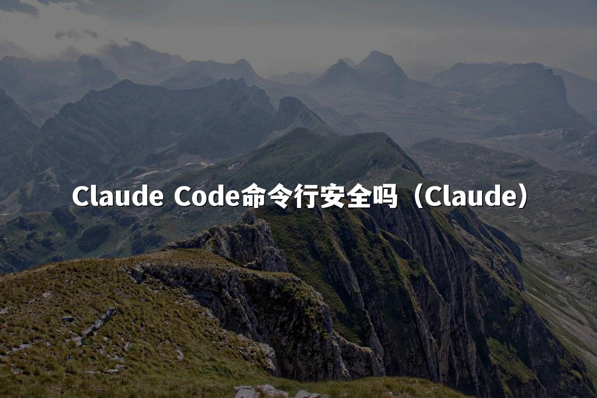 Claude Code命令行安全吗（Claude）