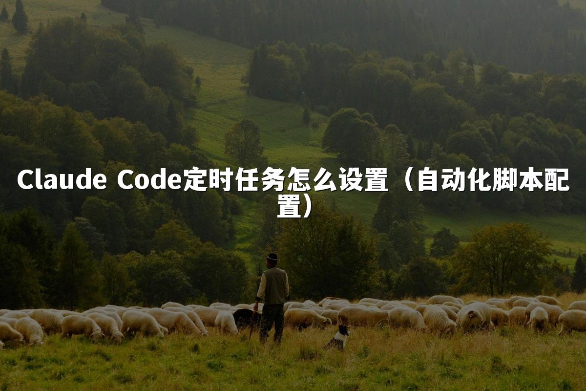 Claude Code定时任务怎么设置（自动化脚本配置）