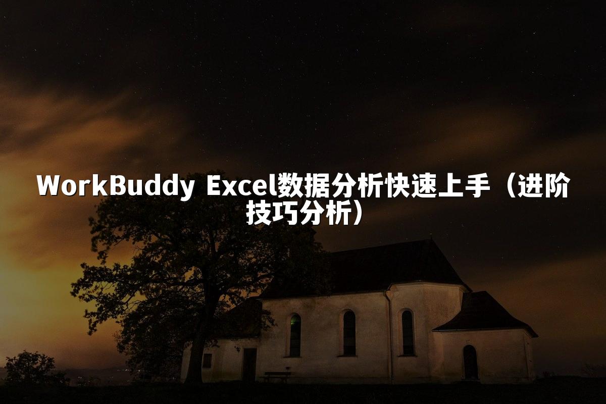 WorkBuddy Excel数据分析快速上手(进阶技巧分析)