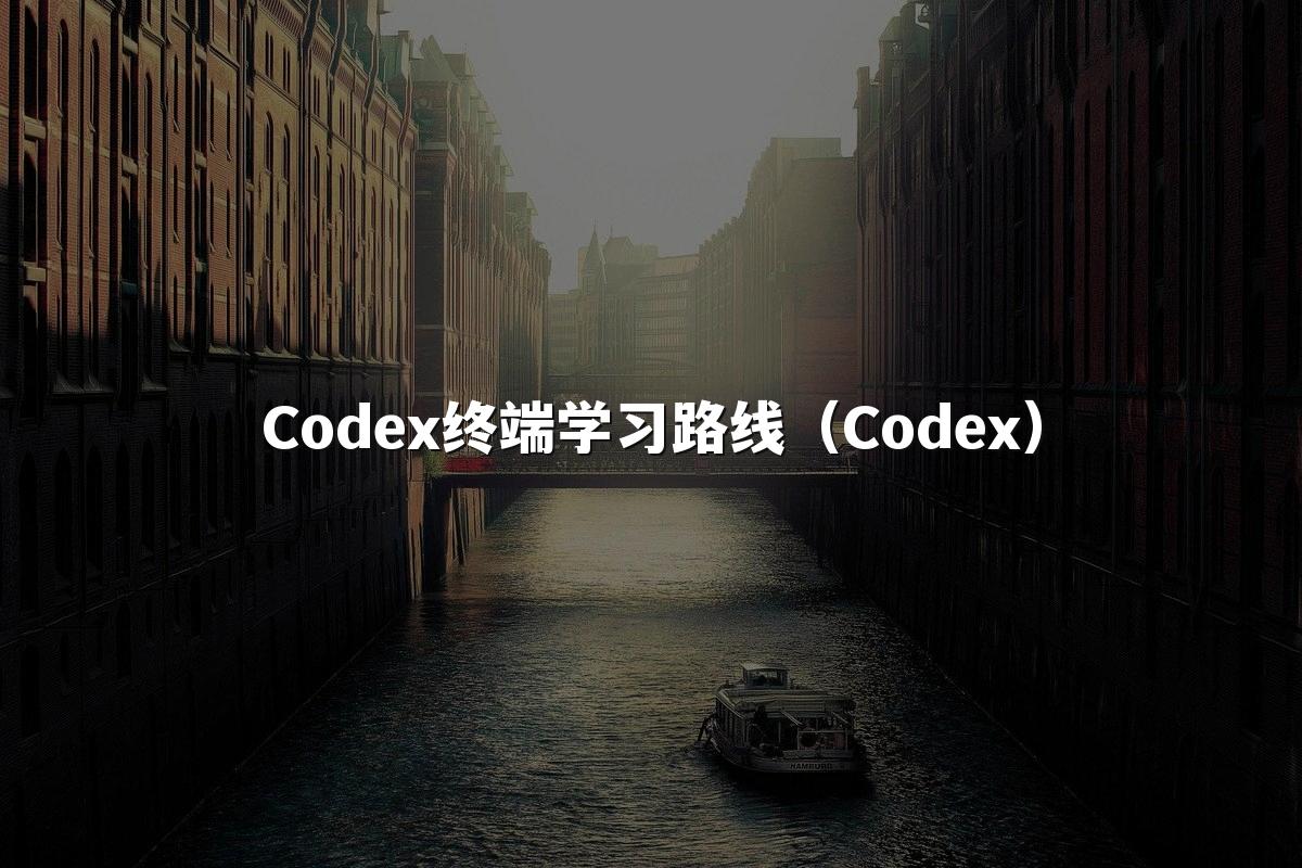 Codex终端学习路线(Codex)