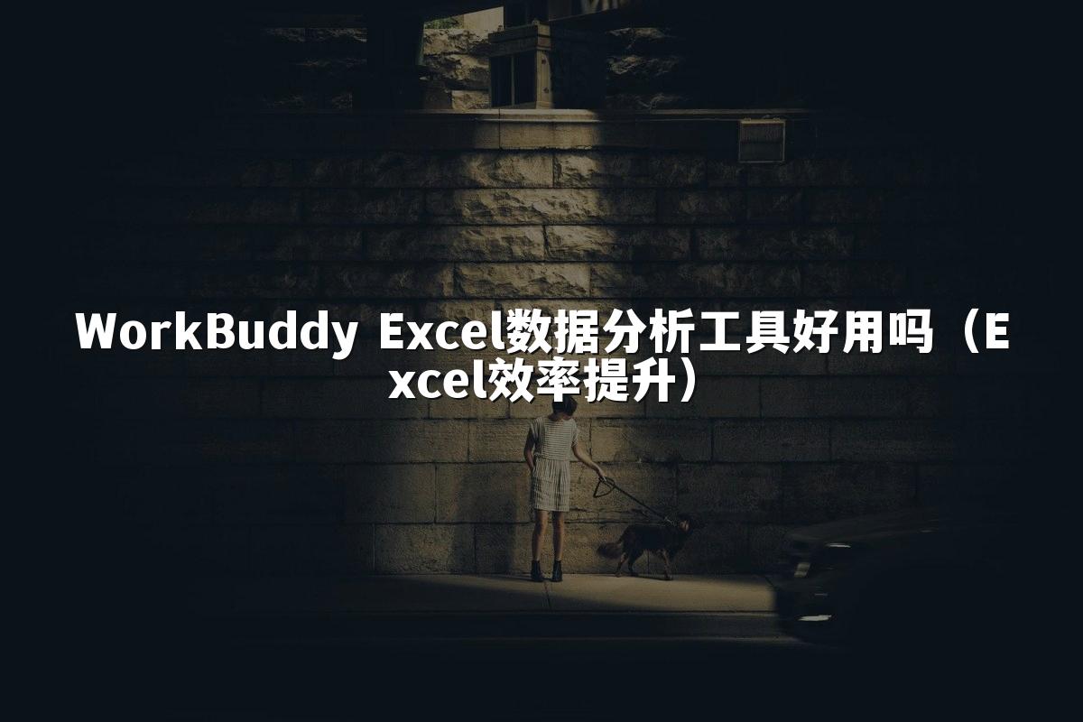 WorkBuddy Excel数据分析工具好用吗(Excel效率提升)