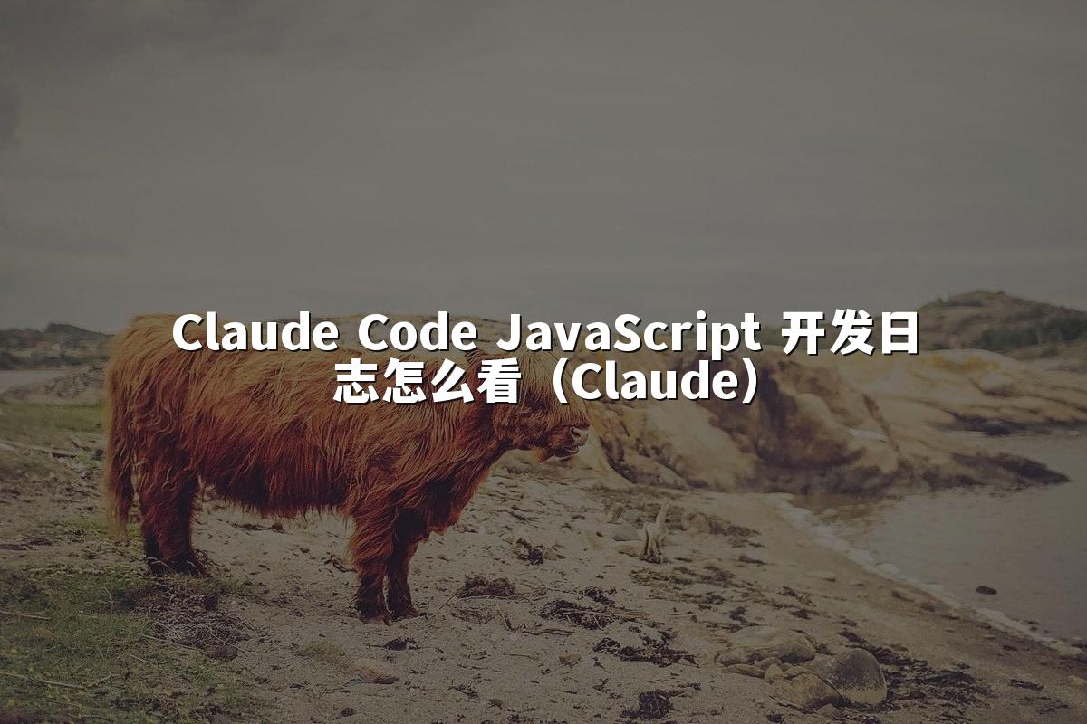 Claude Code JavaScript 开发日志怎么看（Claude）