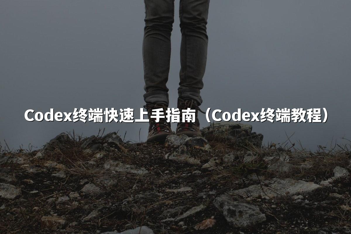 Codex终端快速上手指南（Codex终端教程）