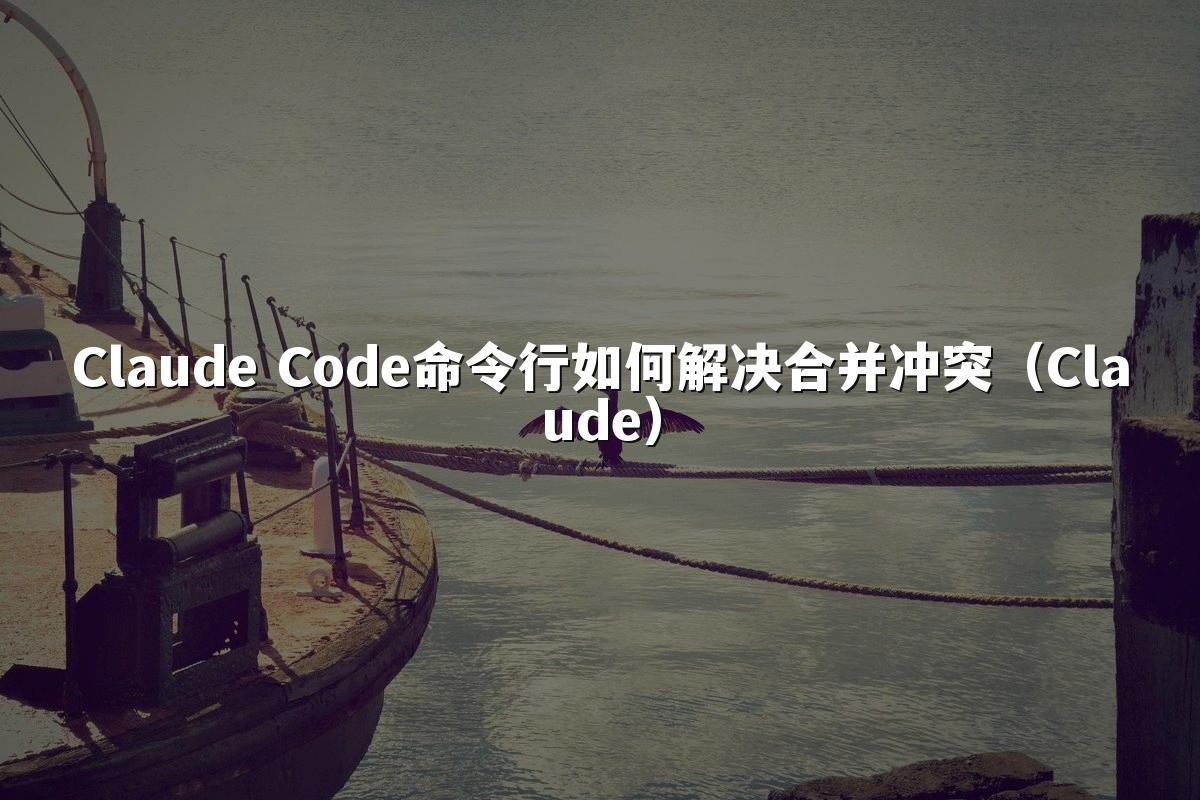 Claude Code命令行如何解决合并冲突（Claude）