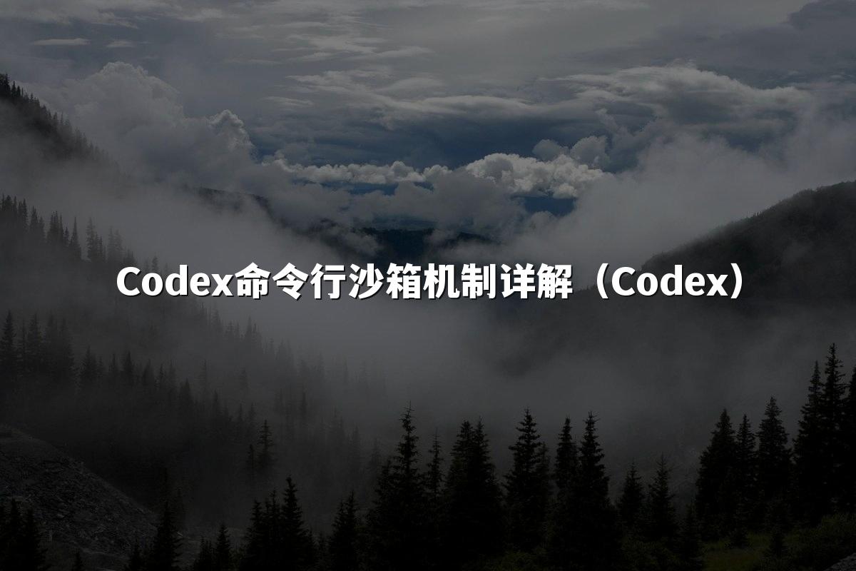 Codex命令行沙箱机制详解(Codex)