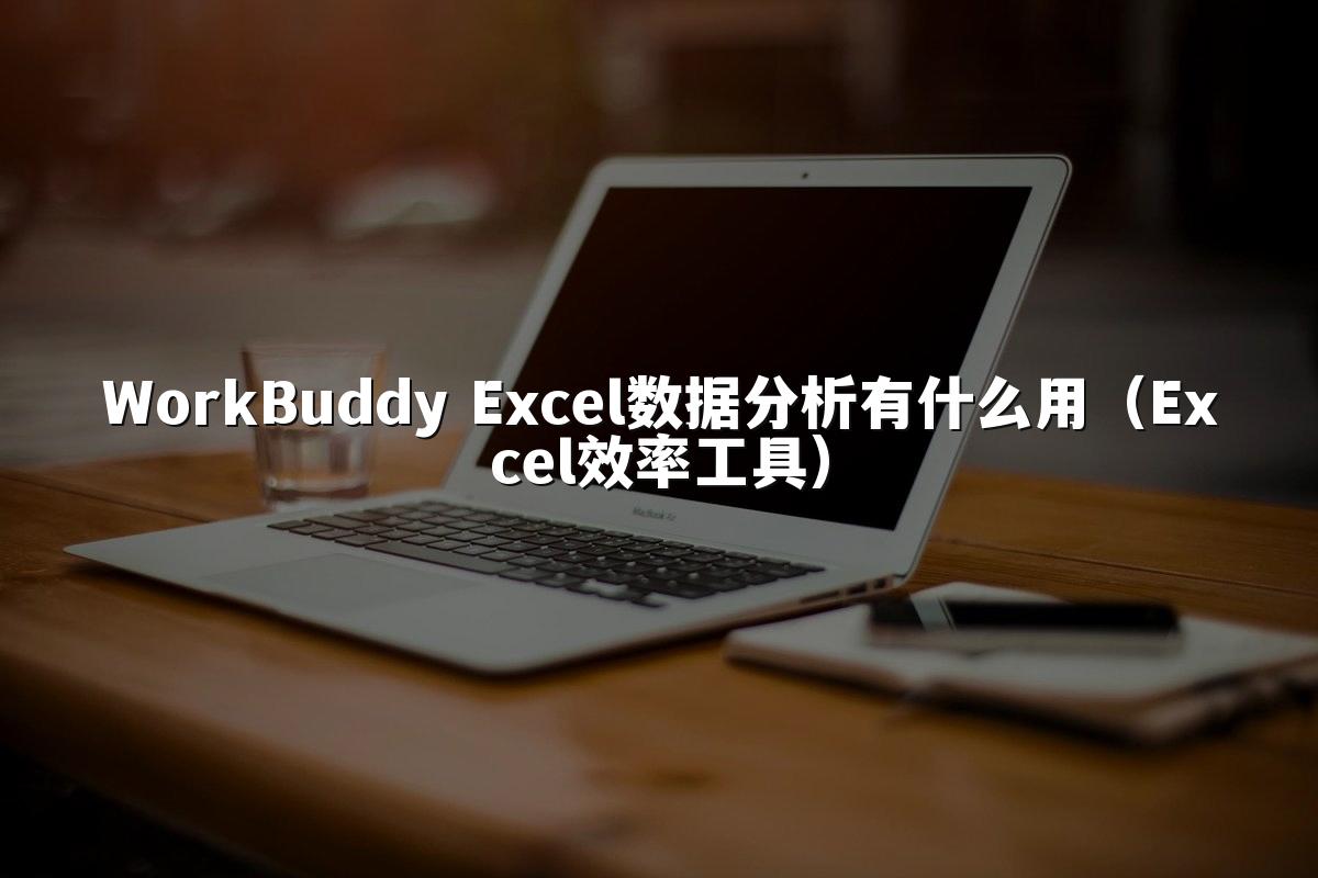 WorkBuddy Excel数据分析有什么用(Excel效率工具)