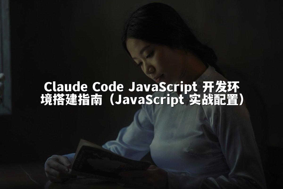 Claude Code JavaScript 开发环境搭建指南（JavaScript 实战配置）