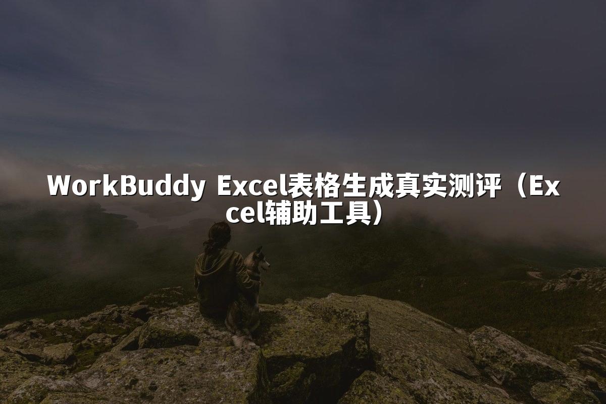 WorkBuddy Excel表格生成真实测评(Excel辅助工具)