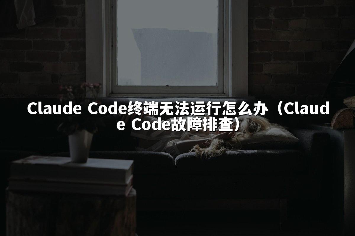 Claude Code终端无法运行怎么办（Claude Code故障排查）