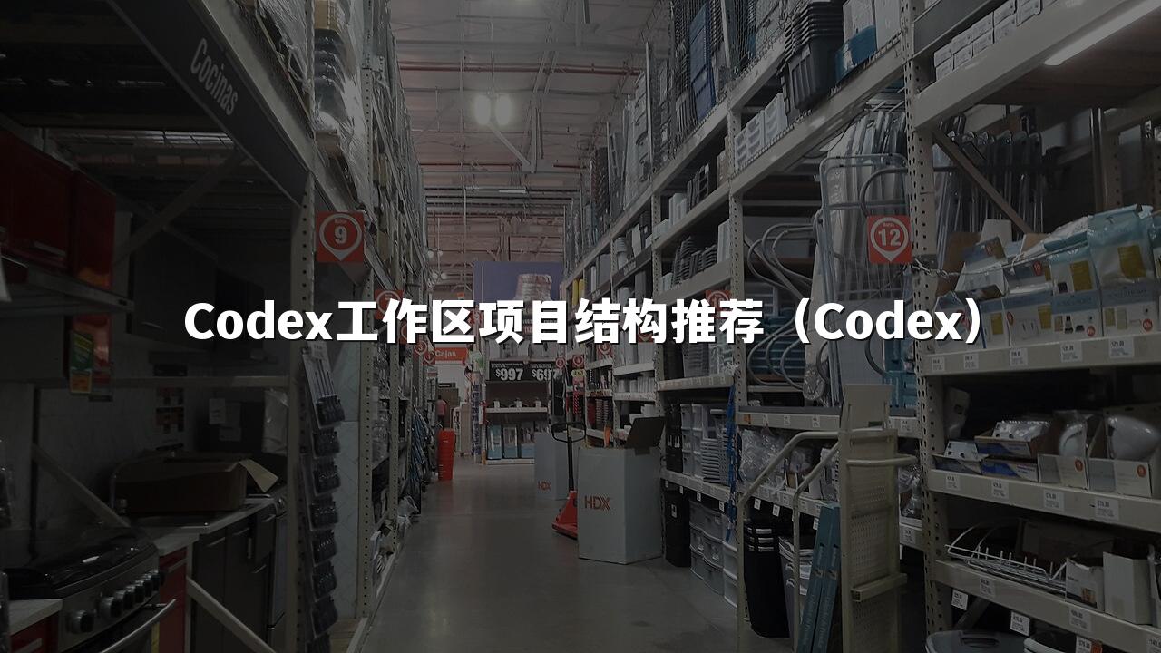 Codex工作区项目结构推荐（Codex）
