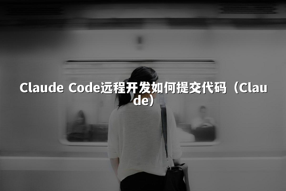 Claude Code远程开发如何提交代码(Claude)