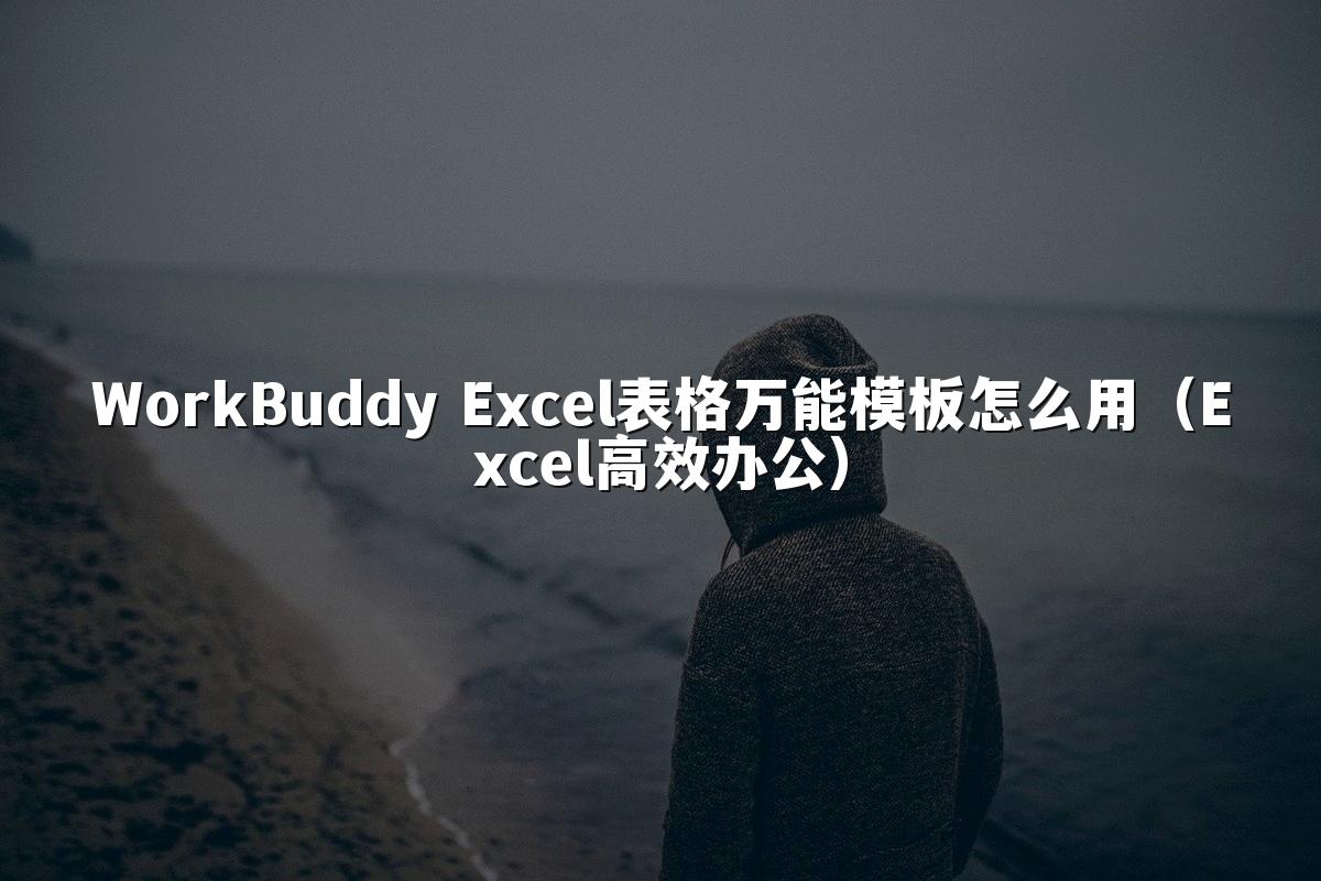 WorkBuddy Excel表格万能模板怎么用（Excel高效办公）