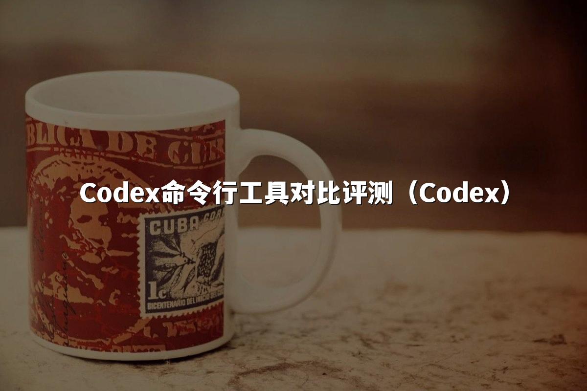 Codex命令行工具对比评测（Codex）