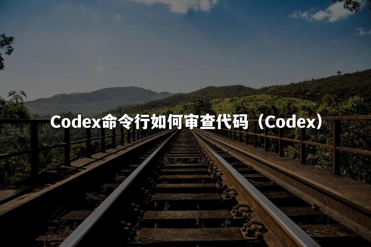 Codex命令行如何审查代码（Codex）