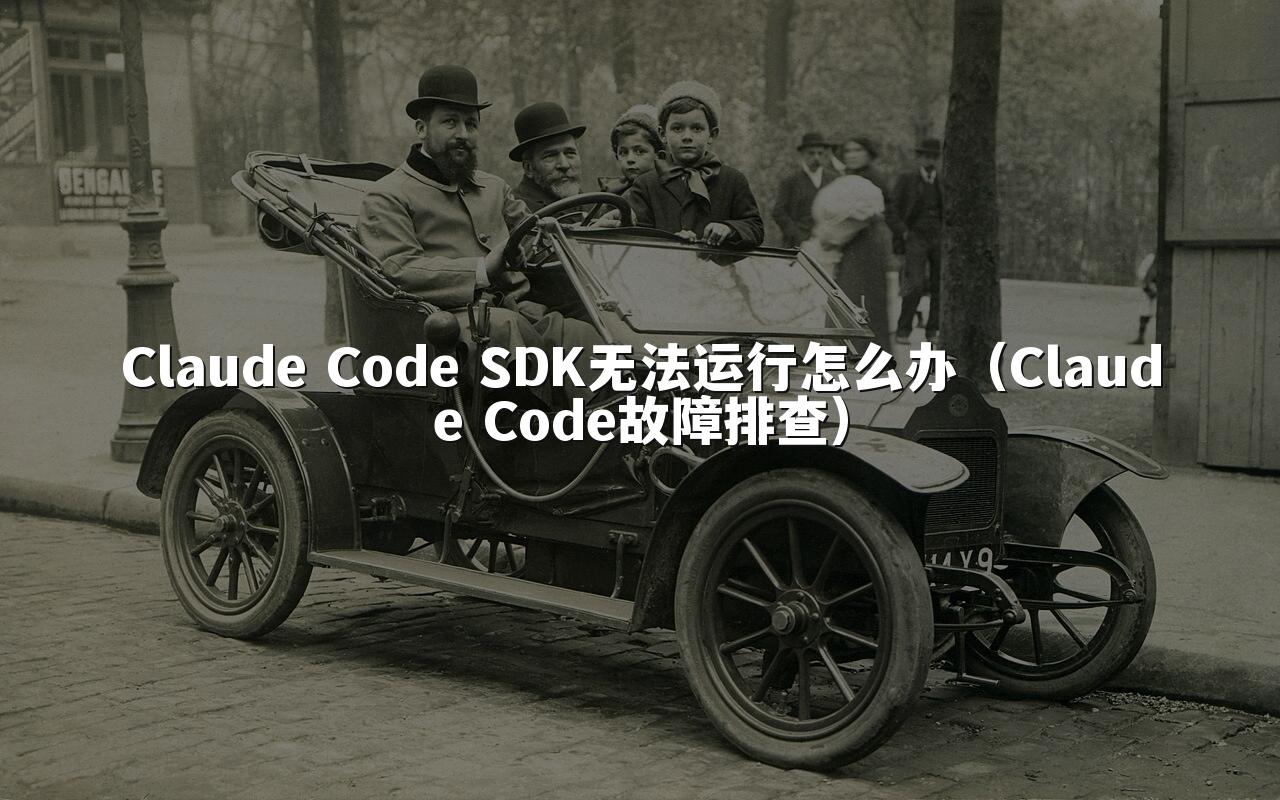 Claude Code SDK无法运行怎么办（Claude Code故障排查）
