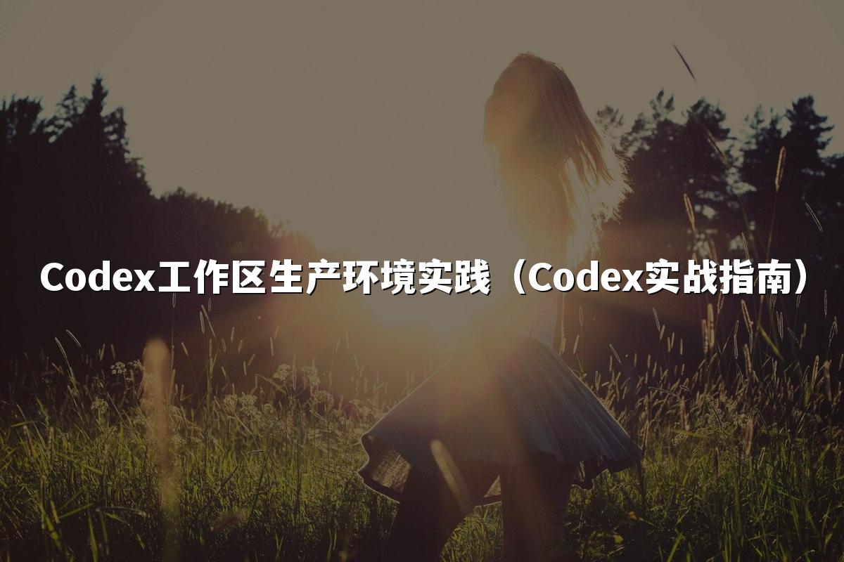 Codex工作区生产环境实践（Codex实战指南）
