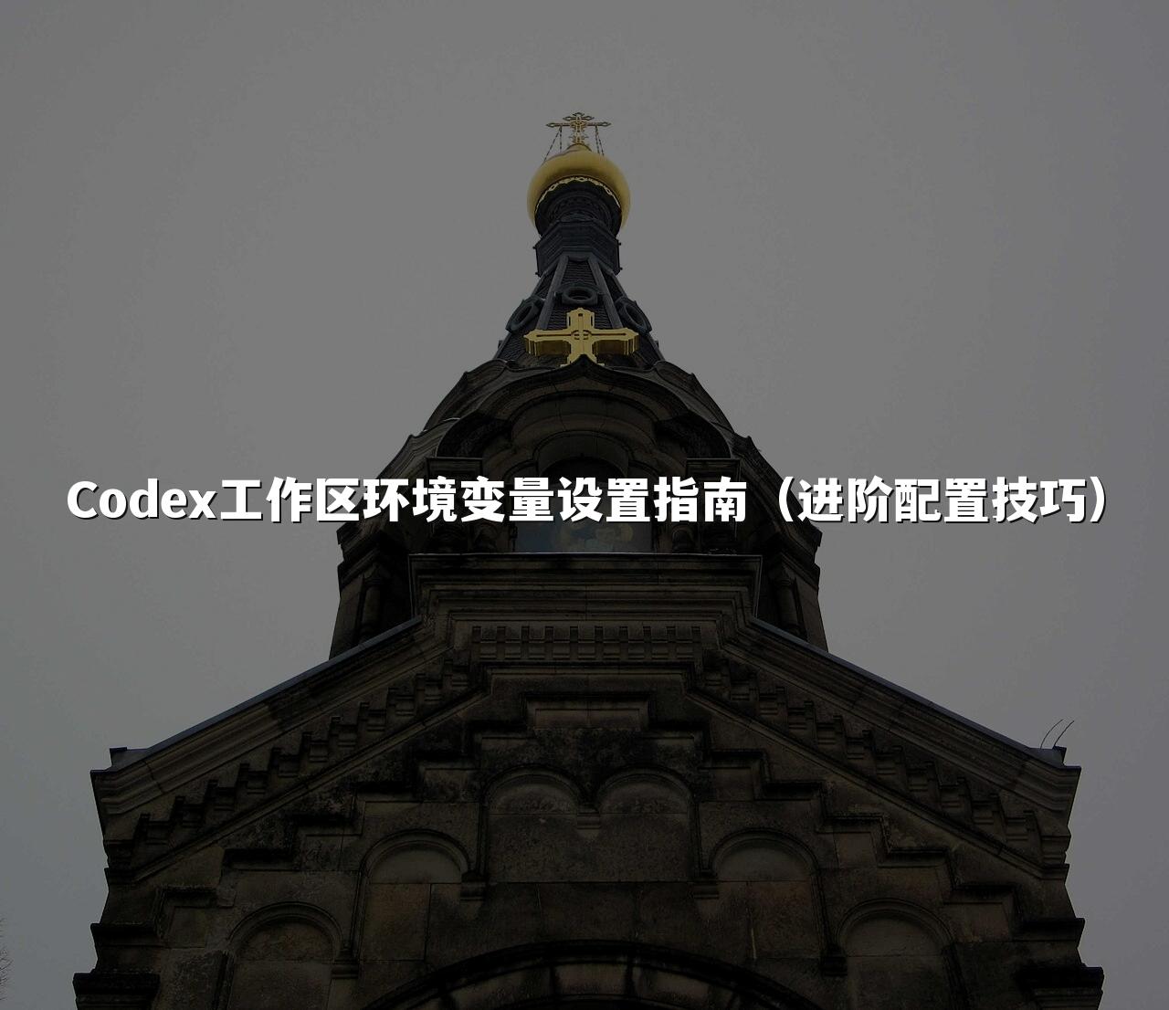 Codex工作区环境变量设置指南（进阶配置技巧）