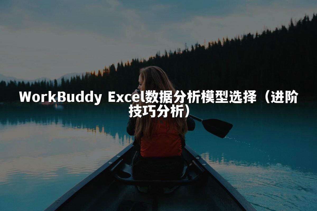 WorkBuddy Excel数据分析模型选择(进阶技巧分析)