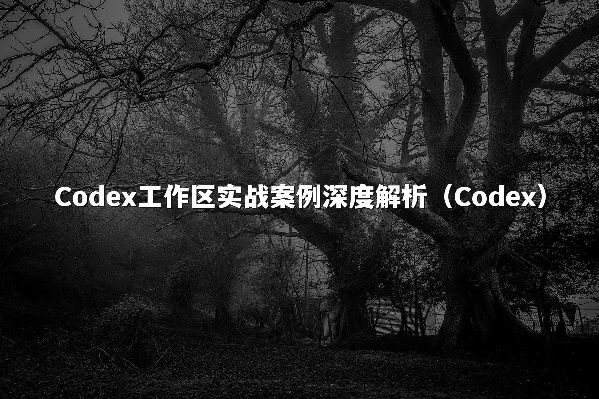 Codex工作区实战案例深度解析（Codex）