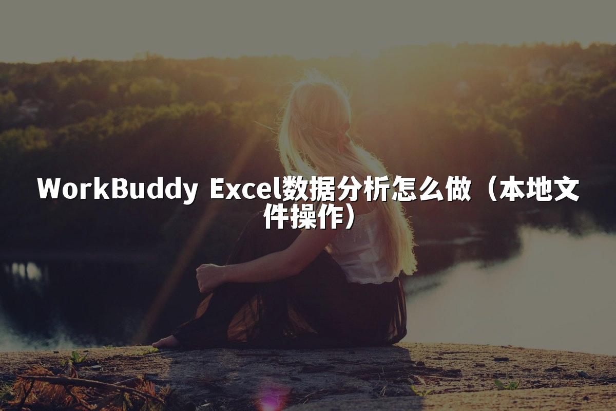 WorkBuddy Excel数据分析怎么做（本地文件操作）