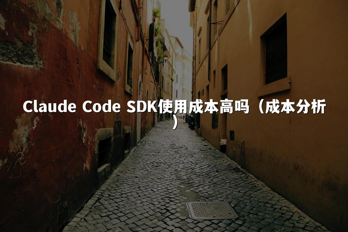 Claude Code SDK使用成本高吗（成本分析）