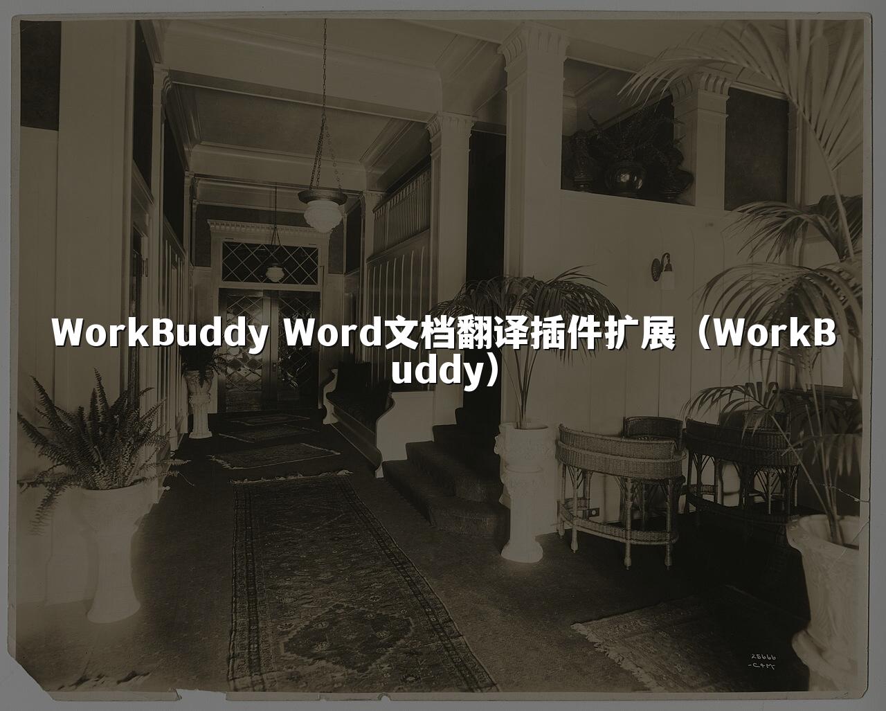 WorkBuddy Word文档翻译插件扩展(WorkBuddy)