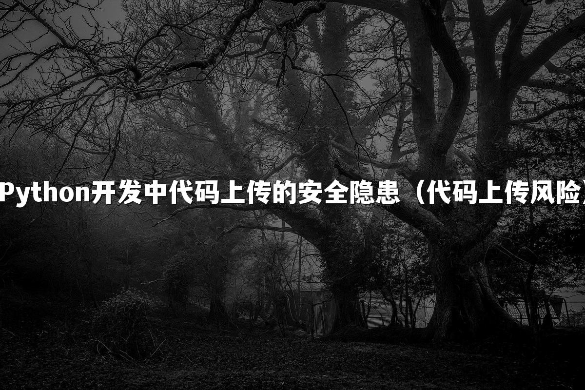 Python开发中代码上传的安全隐患(代码上传风险)