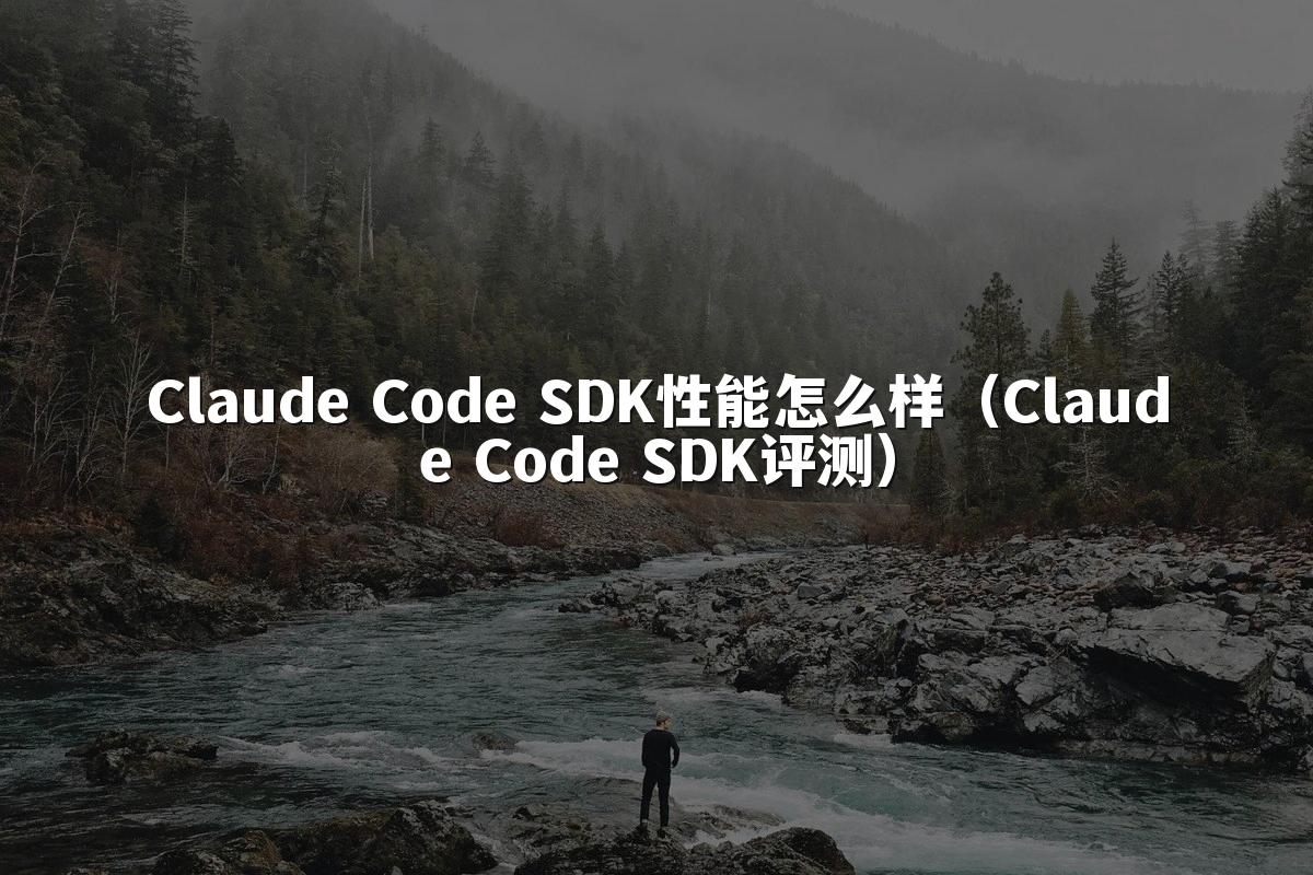 Claude Code SDK性能怎么样（Claude Code SDK评测）