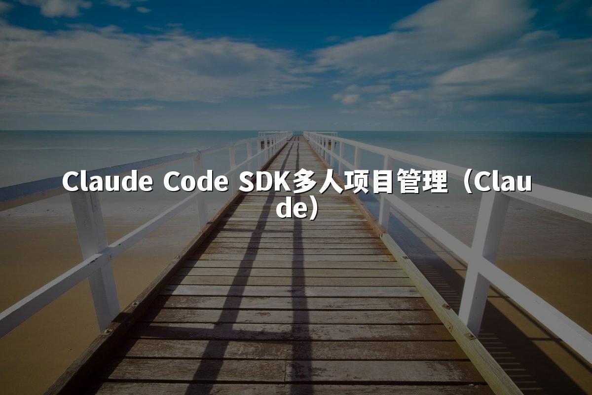 Claude Code SDK多人项目管理（Claude）