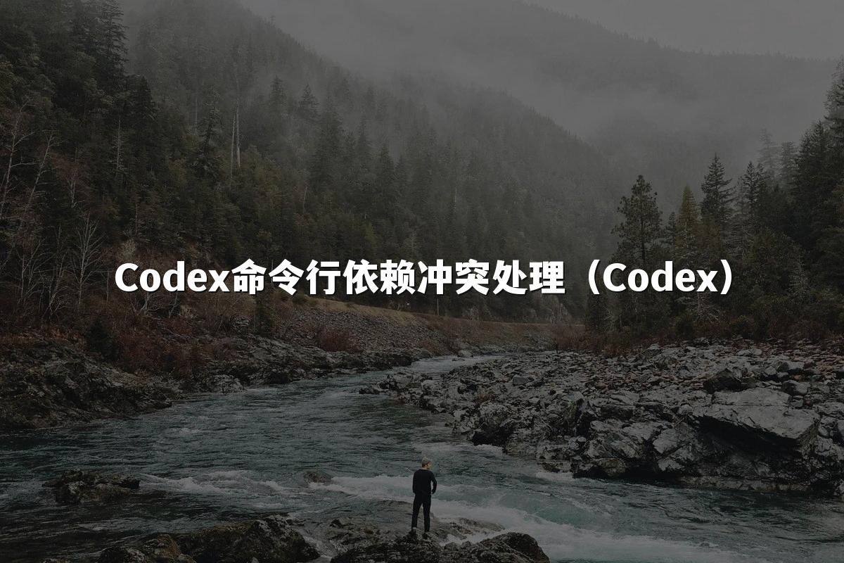Codex命令行依赖冲突处理（Codex）