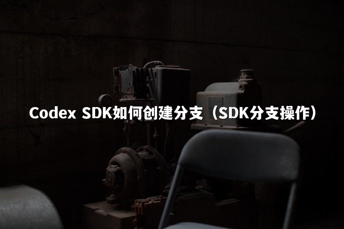 Codex SDK如何创建分支(SDK分支操作)