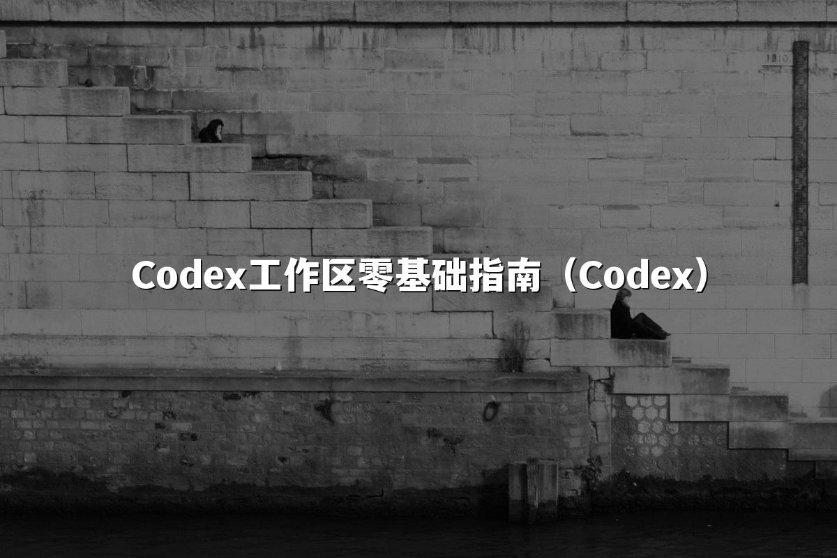 Codex工作区零基础指南(Codex)