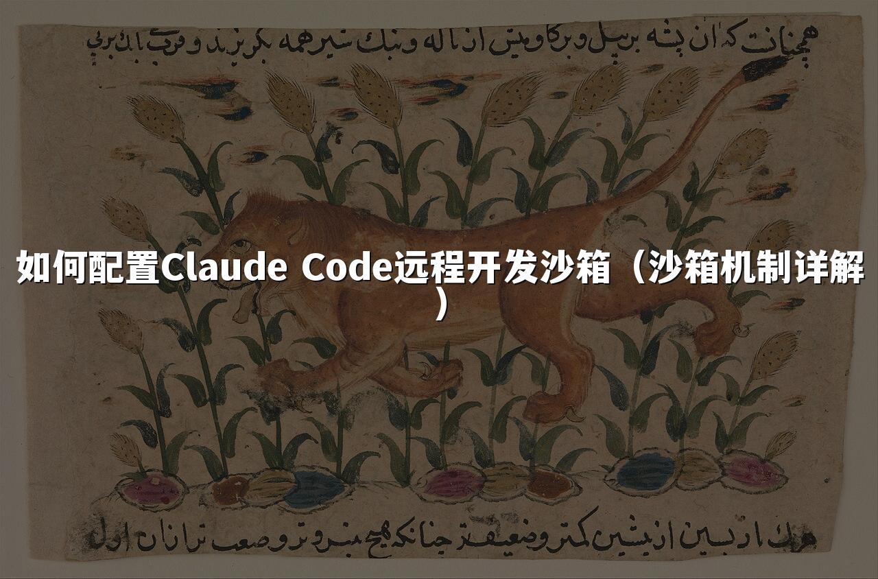 如何配置Claude Code远程开发沙箱(沙箱机制详解)
