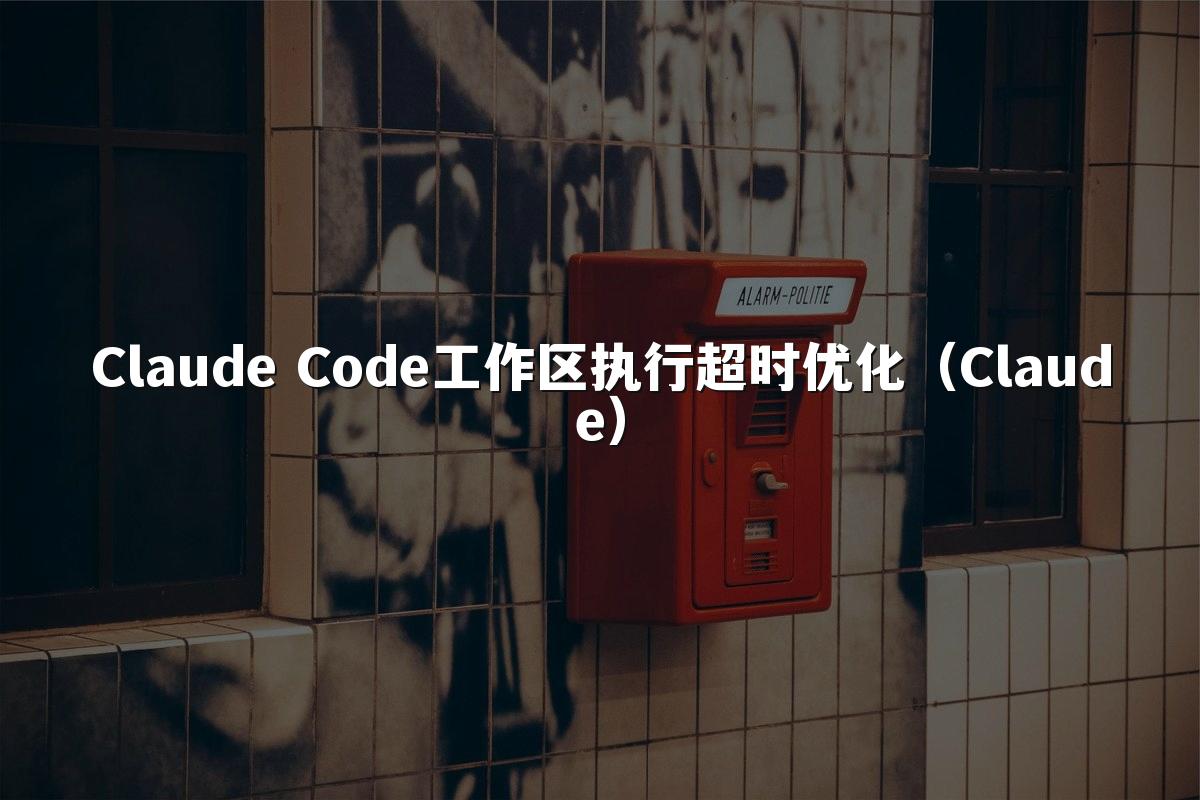 Claude Code工作区执行超时优化（Claude）