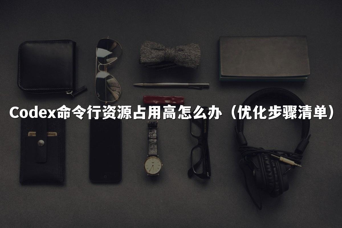 Codex命令行资源占用高怎么办(优化步骤清单)