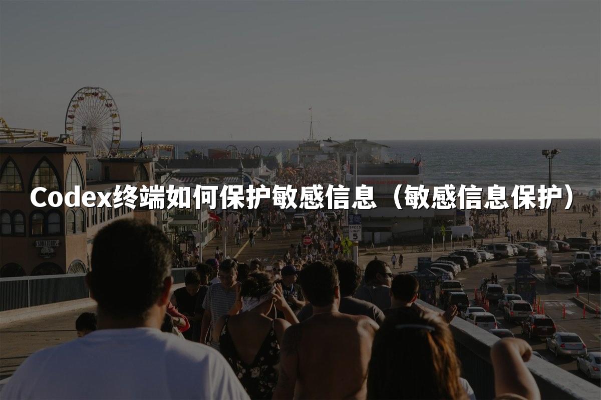 Codex终端如何保护敏感信息(敏感信息保护)