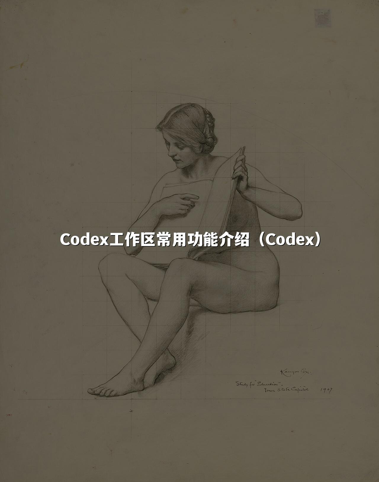 Codex工作区常用功能介绍（Codex）