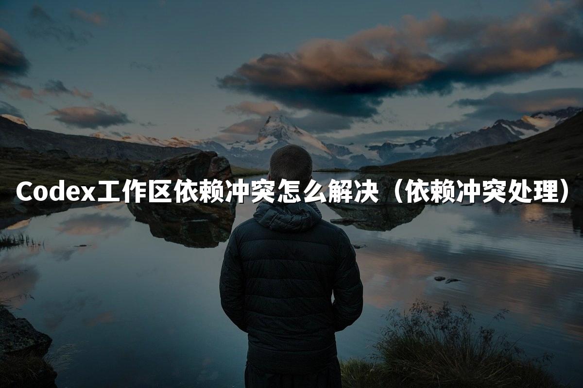 Codex工作区依赖冲突怎么解决（依赖冲突处理）