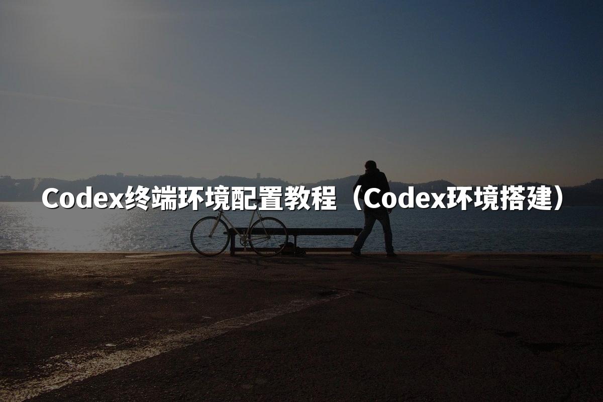Codex终端环境配置教程（Codex环境搭建）