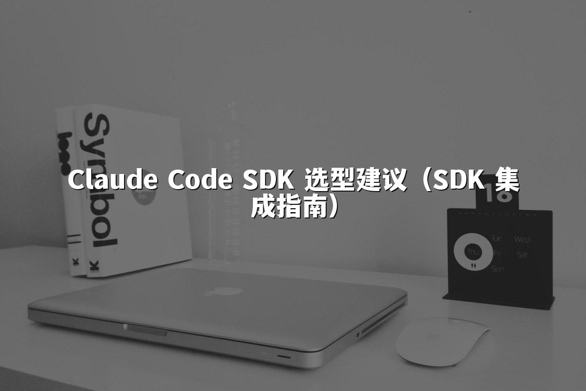 Claude Code SDK 选型建议（SDK 集成指南）