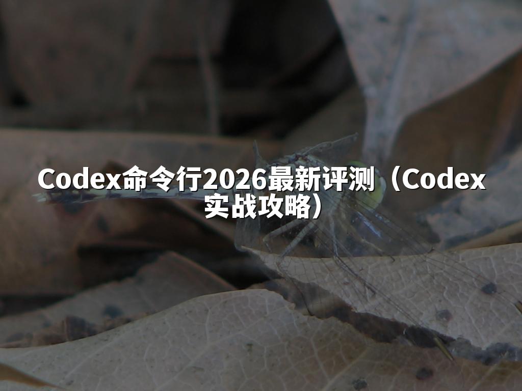Codex命令行2026最新评测(Codex实战攻略)
