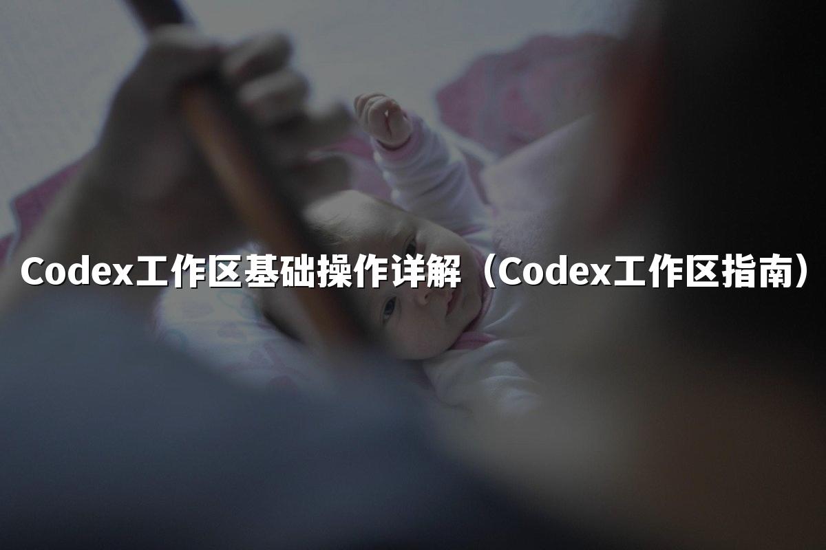 Codex工作区基础操作详解（Codex工作区指南）