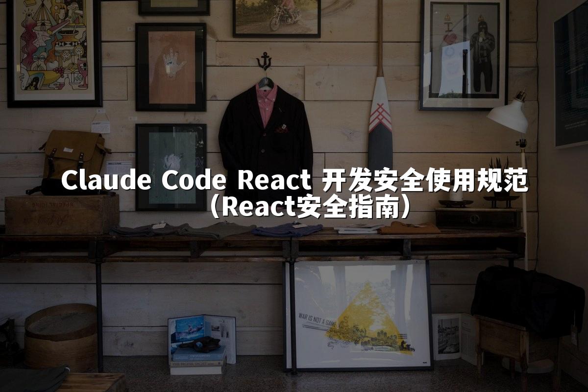 Claude Code React 开发安全使用规范(React安全指南)