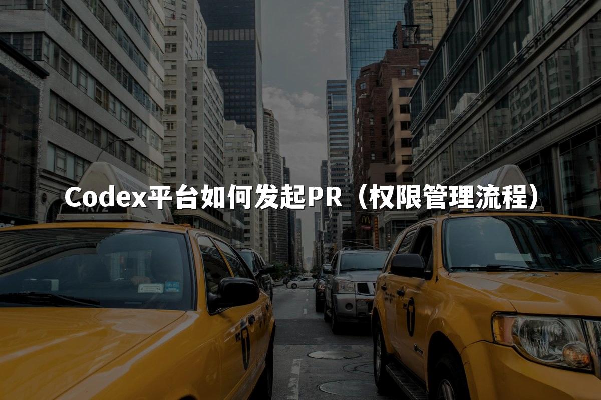 Codex平台如何发起PR（权限管理流程）