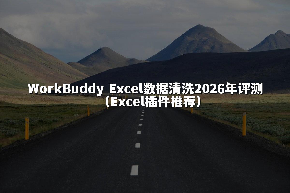 WorkBuddy Excel数据清洗2026年评测（Excel插件推荐）