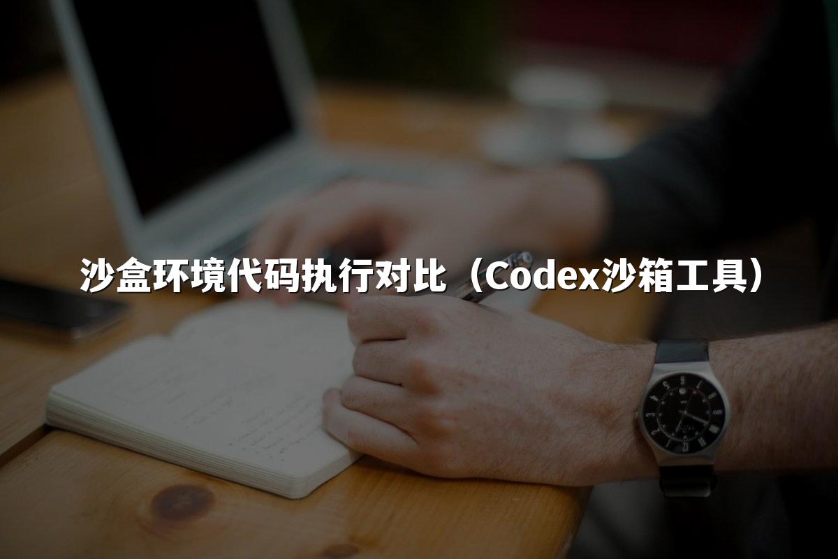 沙盒环境代码执行对比（Codex沙箱工具）